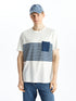 LC Waikiki Crew Neck Short Sleeve Striped Combed Cotton Men's T-shirt
